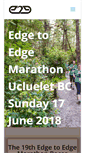Mobile Screenshot of edgetoedgemarathon.com